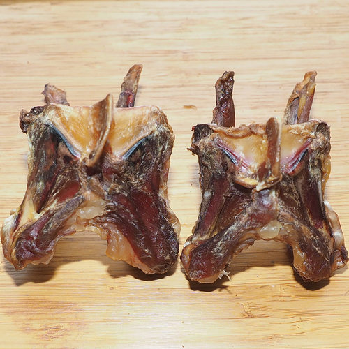 香烘鸭锁骨 无添加狗零食 阿拉斯加宠物磨牙骨头