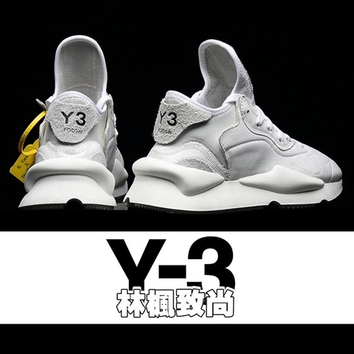 y3秋季黑武士真皮情侣运动休闲鞋