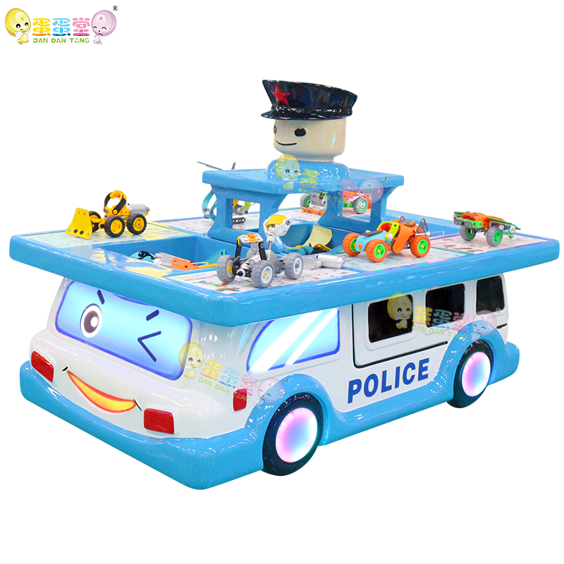 儿童益智玩具桌游多功能卡通玻璃钢玩具桌创客总动员系列益智桌游