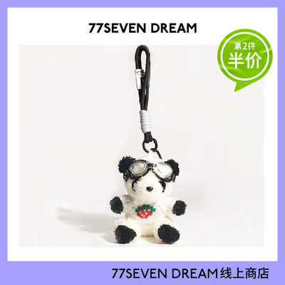 可爱熊猫公仔挂件包包新品