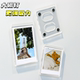 亚克力磁性冰箱贴展示牌磁吸拍立得透明展示框3寸小卡相纸卡套