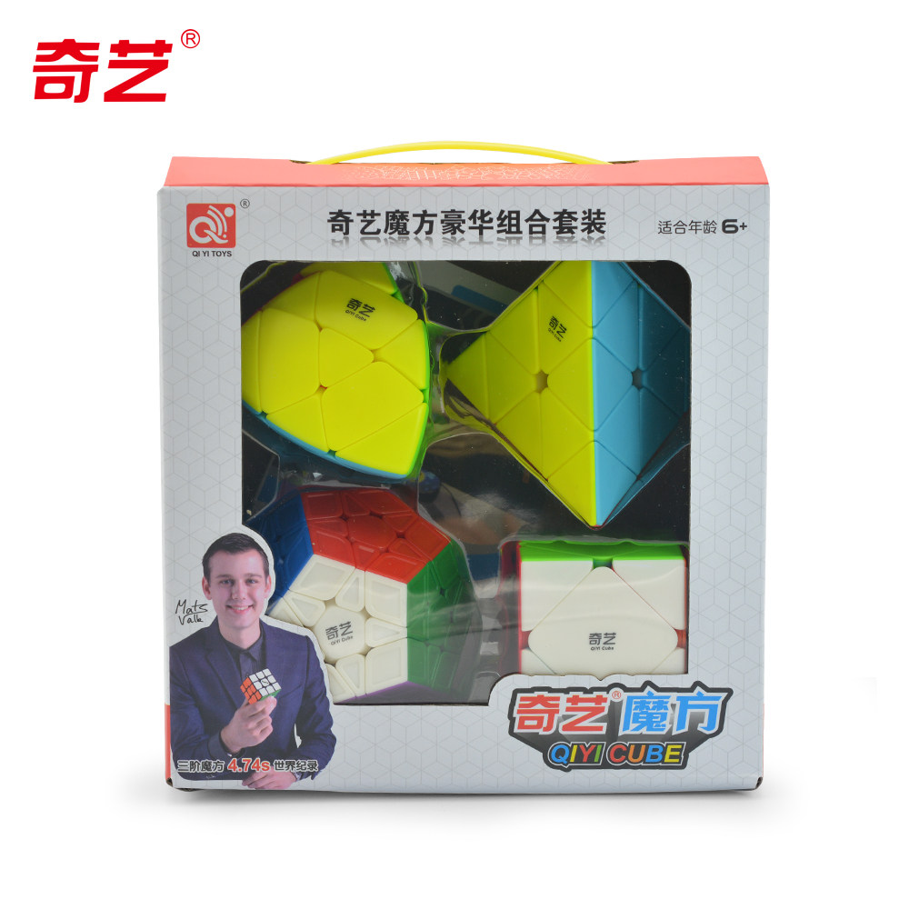 奇艺魔方格三阶粽子魔方魔粽顺滑实色免贴纸小孩早教智力益智玩具,玩具/童车/益智/积木/模型,魔方,淘宝优惠券,粉丝福利购,淘宝优惠卷