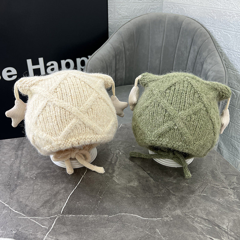 儿童帽子秋冬1-3岁宝宝可爱保暖