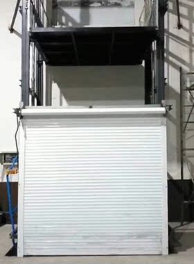 货梯专用电动卷帘门联动pvc门液压双轨简易升降平台厂房仓库嘉发