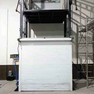 货梯专用电动卷帘门联动pvc门液压双轨简易升降平台厂房仓库嘉发