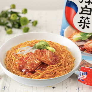 农心辣白菜韩式 5袋装 泡菜拌面泡面方便面整袋装 拌面五连包132g