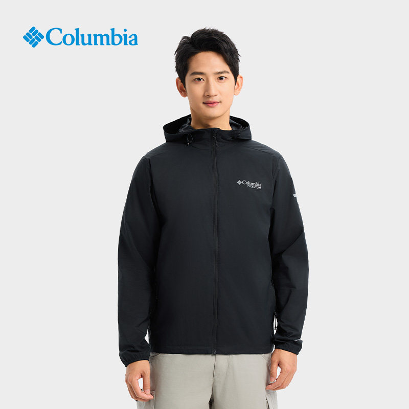 Columbia哥伦比亚春夏男户外钛金拒水UPF50防紫外线皮肤衣WE9822