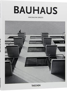 现货 英文原版 德国BAUHAUS MAGDALENA DROSTE TASCHEN 包豪斯艺术设计学院作品集 Basic Art 基础艺术系列现代主义建筑设计图书籍
