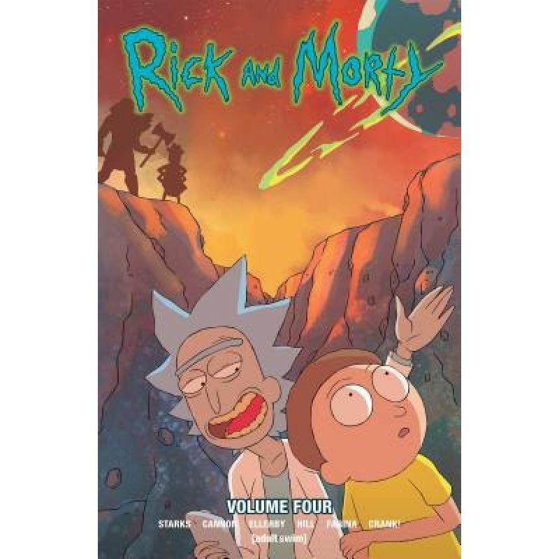 现货英文原版瑞克与莫蒂漫画4 Rick and Morty Vol.4美国科幻情景喜剧卡通漫画高分神作脑洞大开科幻动画