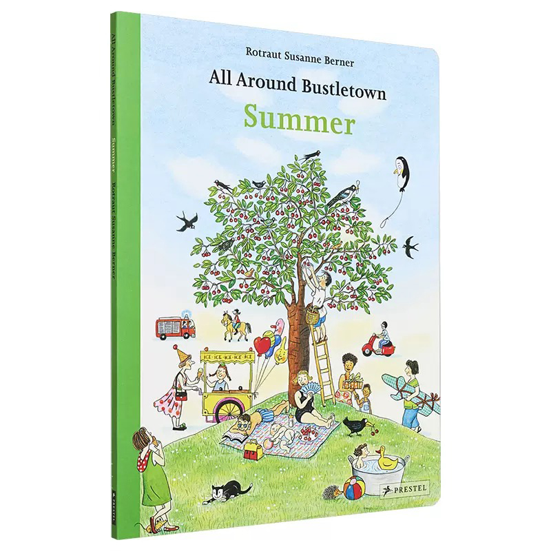 现货 英文原版 繁华都市系列 熙熙攘攘 夏日 All Around Bustletown: Summer 插图书 夏天的生活工作和娱乐进口正版书