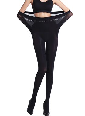 新80D中厚春秋苹果臀加肥加大绒感缎面孕妇天鹅绒连裤袜丝袜37055