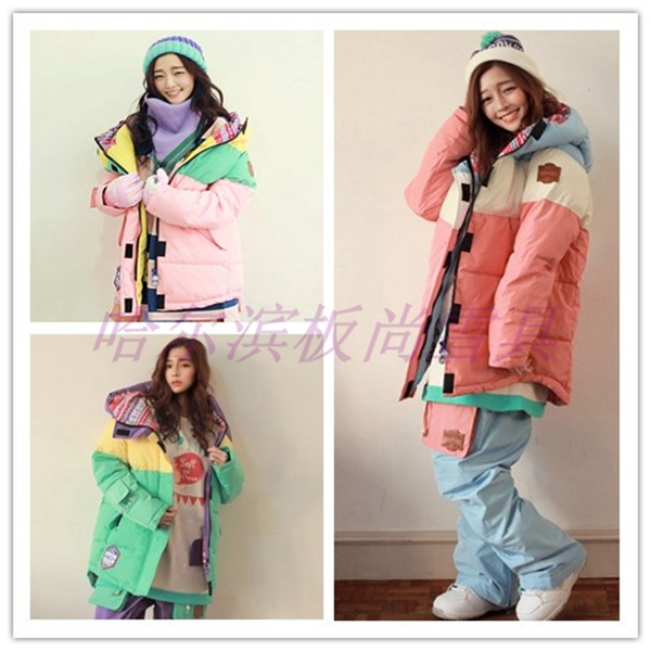 【正品包邮】韩国NAPPING女滑雪衣服裤保暖防水防风 限微信支付