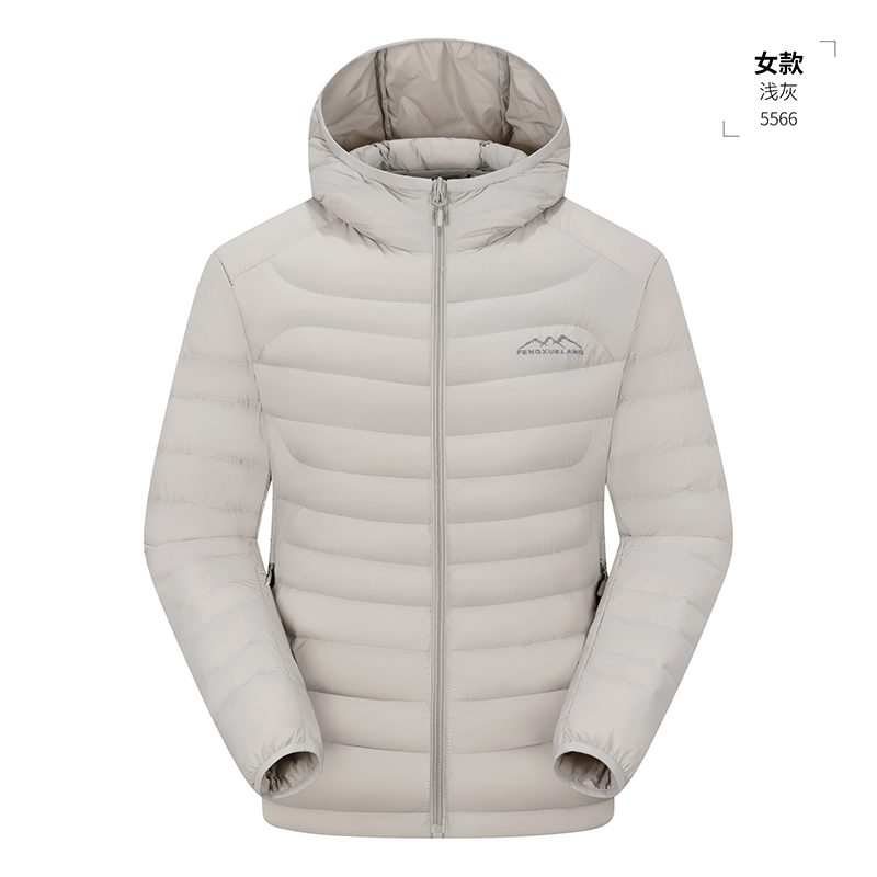 鸭绒中厚轻薄羽绒服风雪狼女