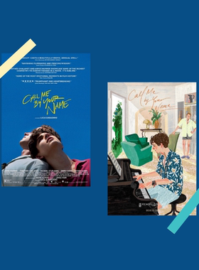 请以你的名字呼唤我Call Me by Your Name电影海报 宿舍ins装饰画