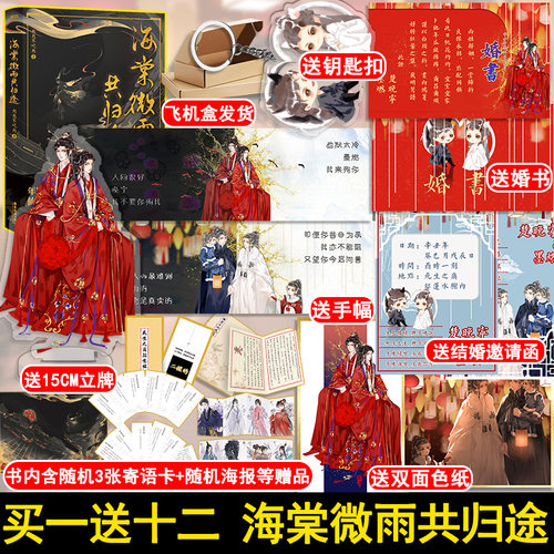 正版包邮海棠微雨归途耽美小说