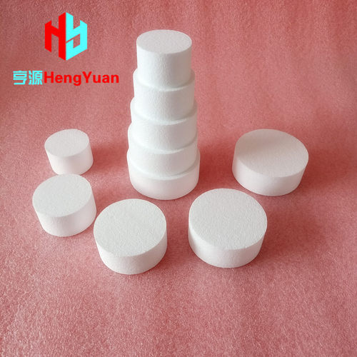 幼教DIY手工材料泡沫圆柱教学体 三角形蛋糕模型保丽龙圆环甜甜圈