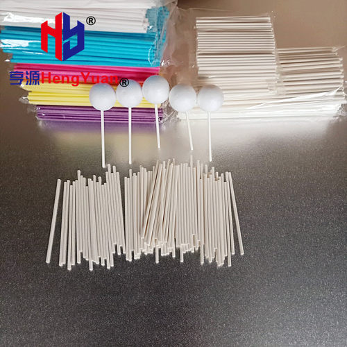 棒棒糖专用实心纸棒 手工巧克力糖果棍棒子烘焙蛋糕纸棍 100支1袋