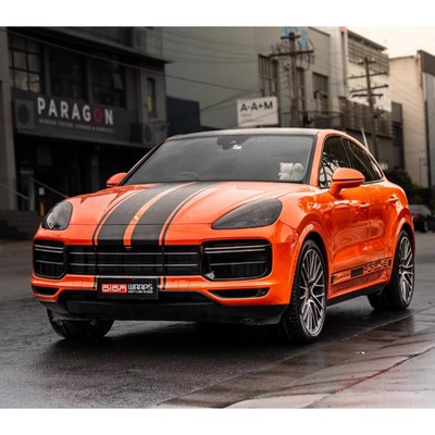 保时捷cayenne卡宴车贴拉花 panamera车门下侧个性运动车身侧裙贴