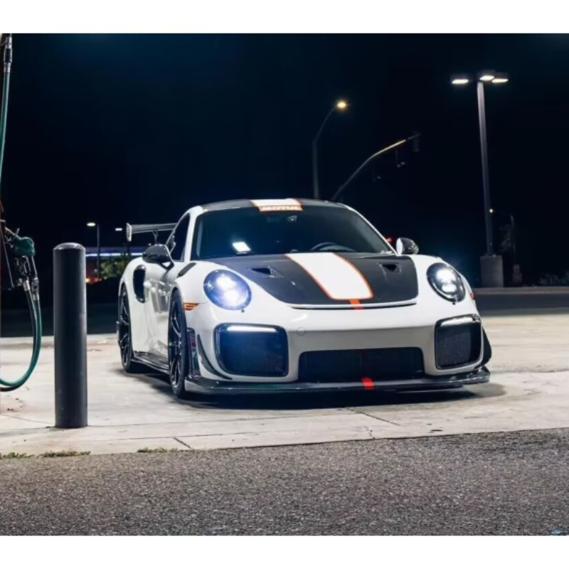 保时捷911 GT2 RS车贴拉花GT3 RS 个性拉花718卡曼引擎盖改装贴纸