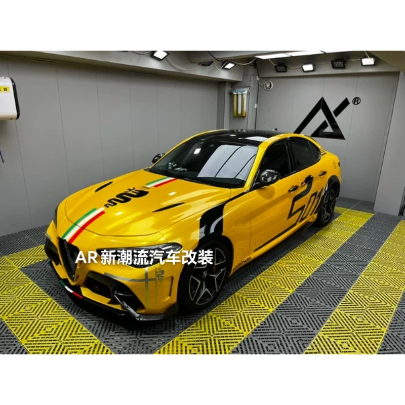 新阿尔法罗密欧GTAM车贴Giulia Stelvio 4C个性运动拉花贴纸贴画