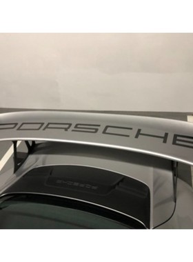 保时捷911 987 991 718  boxster 卡曼 贴纸改装尾翼英文拉花车贴