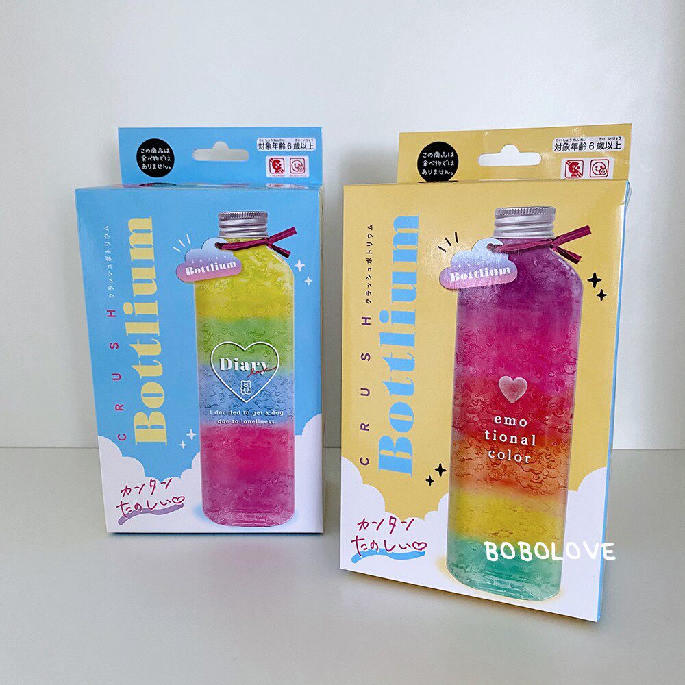 原59清仓~日本进口handmade水宝宝彩虹瓶diy亲子手工儿童益智