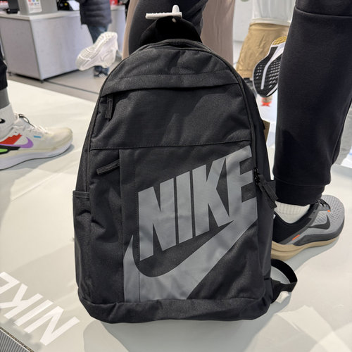 专柜正品黑灰耐克双肩背包书包