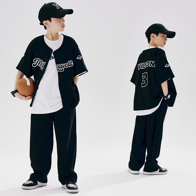 MEGAVOLT儿童刺绣球服街舞演出服