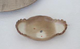 【现货】日本陶艺家 增田光 作家手作 人形马克杯 咖啡杯 小碟子