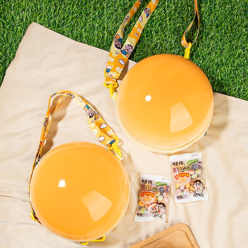 胡夏同款旺仔小馒头包旺仔彩虹小馒头背包经典网红零食包周边现货