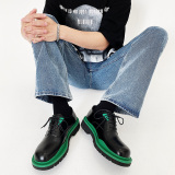小众高级感绿底小皮鞋男增高德比鞋B253-5521-P115，男鞋皮鞋，星座814A（原电商B253）