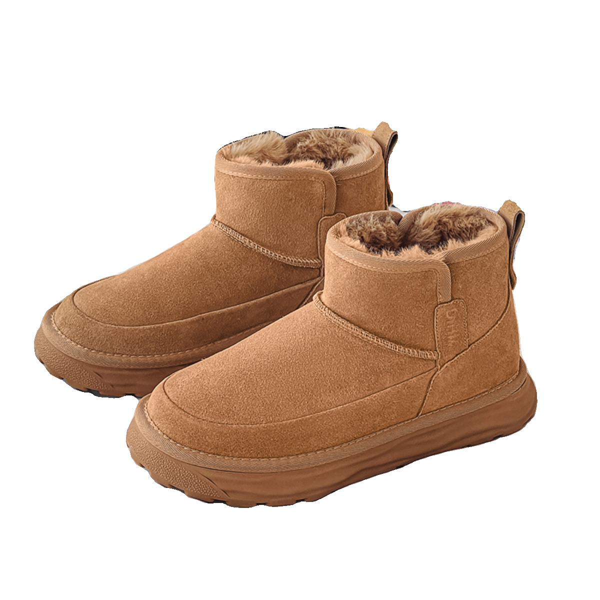 冬季加厚款保暖套筒雪地靴男防滑厚底加绒棉靴-YD2225-P135,男鞋雪地靴,星座814A（原电商B253）