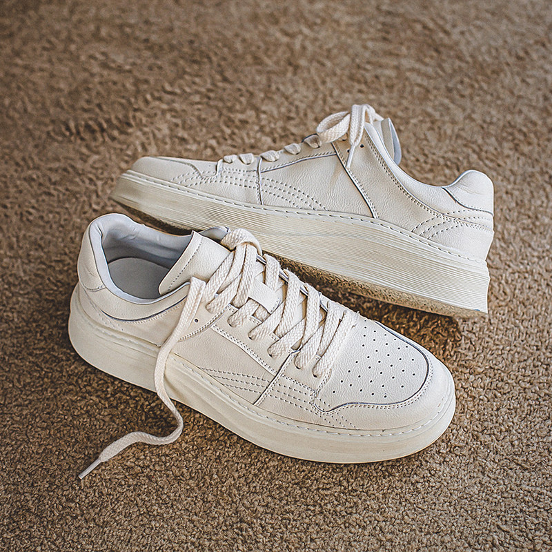 日系小众设计感男士小白鞋百搭运动休闲鞋B253-YD366-P125，男鞋休闲鞋，星座814A（原电商B253）