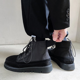 2024秋冬日系机能风厚底马丁靴男女高帮切尔西靴@B253-5510-P108，男鞋马丁靴，星座814A（原电商B253）