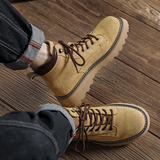 英伦风复古大头马丁靴男美式沙漠工装靴B253-9236-P115，男鞋马丁靴，星座814A（原电商B253）