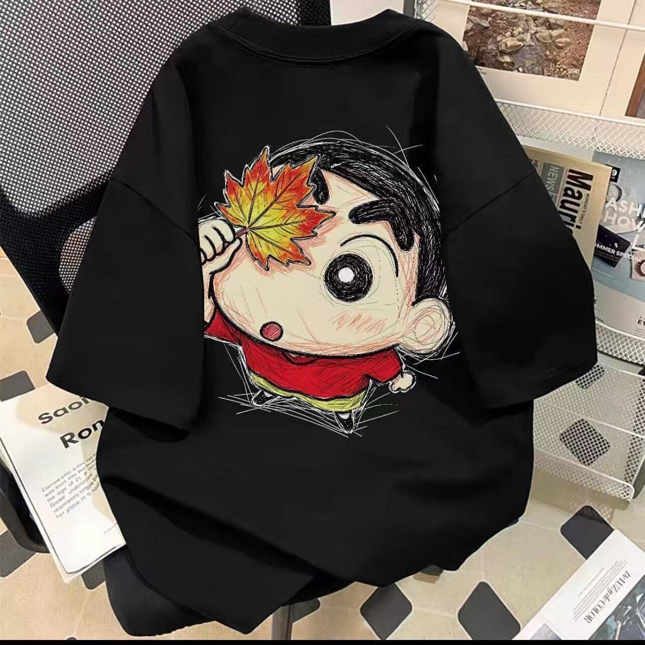 纯棉蜡笔小新情侣短袖T恤夏季