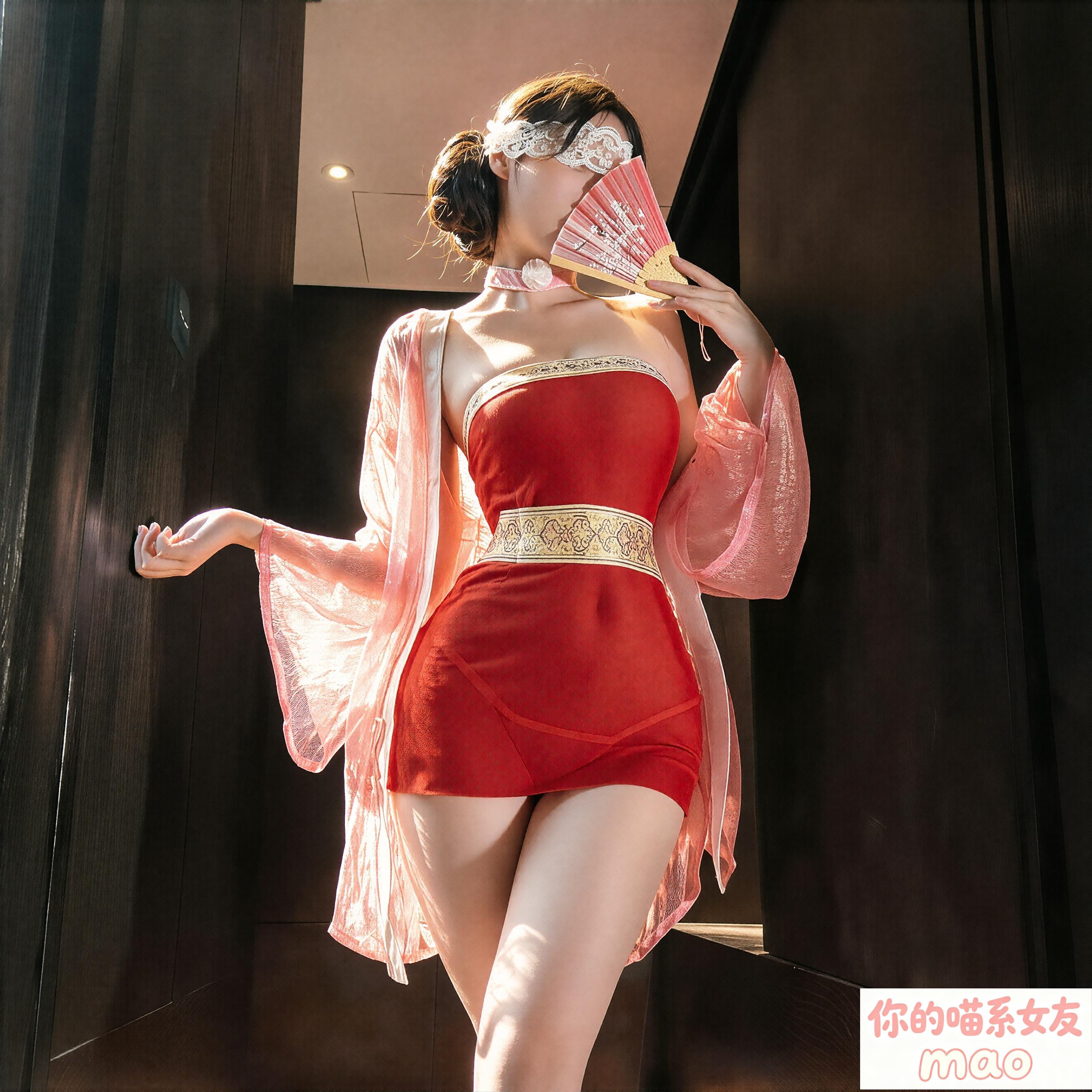 猫！一半窃语*性感睡衣女制服纯欲睡衣qqny小胸显大新娘汉服诱惑