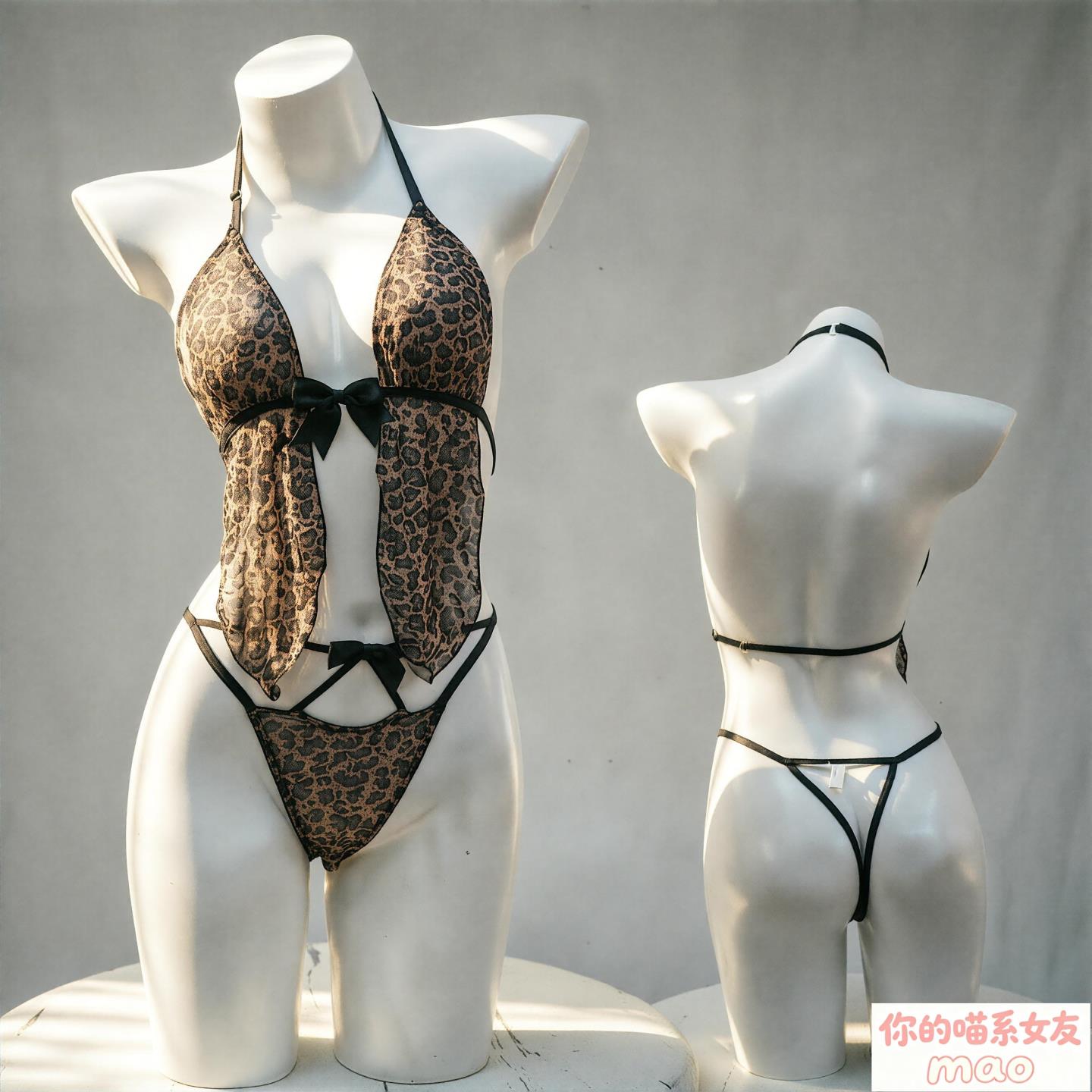 猫!豹袭之夜*甜美兔女郎软妹性感睡裙女仆制服角色扮演肚兜禁欲