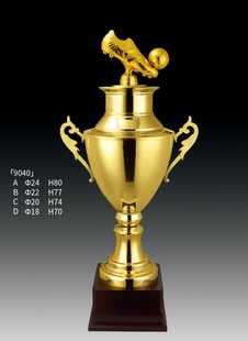 足球奖杯定制篮球奖牌制作运动会金属高档羽毛球比赛定做团队定做