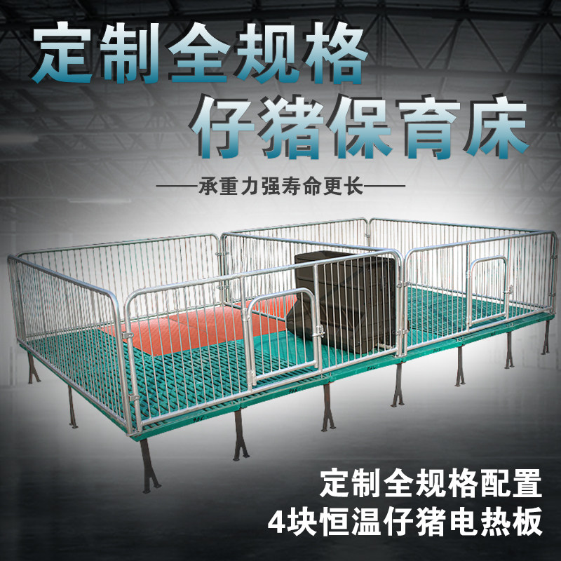 仔猪保育床设备定限位栏猪用畜牧机械漏粪板仔猪栏两用养猪场设备