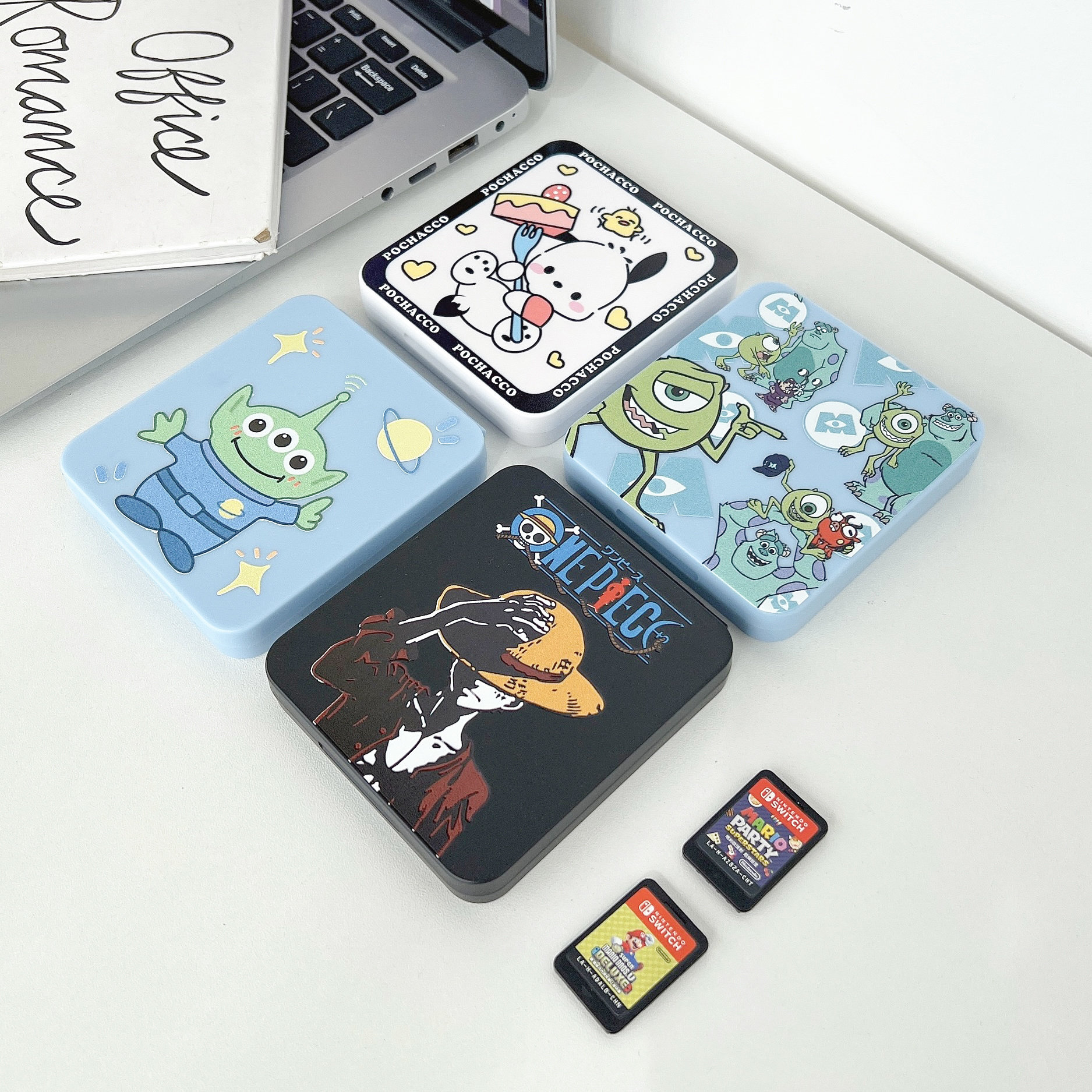 适用switch任天堂游戏机卡盒收纳包壳可爱卡通防摔ns内存卡保护套