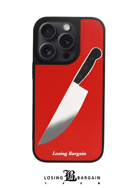 【Losing Bargain】原创刀锋镜面简约甜酷适用于苹果iPhone手机壳
