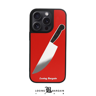 原创刀锋镜面简约甜酷适用于苹果iPhone手机壳 Bargain Losing