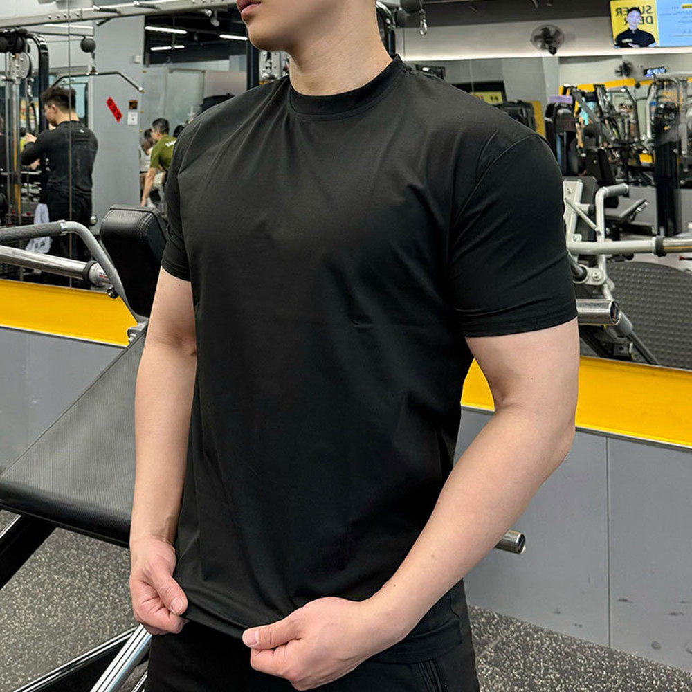 运动短袖男T恤美式健身衣收袖口纳维亚科技面料透气速干圆领大码,运动服/休闲服装,运动T恤,淘宝优惠券,粉丝福利购,淘宝优惠卷