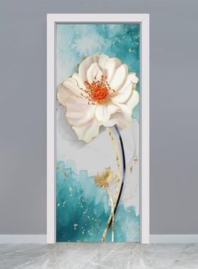 门贴纸整张木门翻新自粘卧室门玻璃门贴纸装饰电梯贴膜墙贴画q109