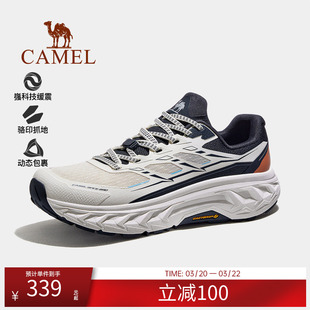 骆驼山影男鞋越野跑鞋新款户外防滑耐磨运动鞋透气轻便跑步女情侣