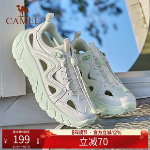 骆驼户外溯溪鞋男女同款夏季新款洞洞凉鞋防滑厚底涉水沙滩鞋子