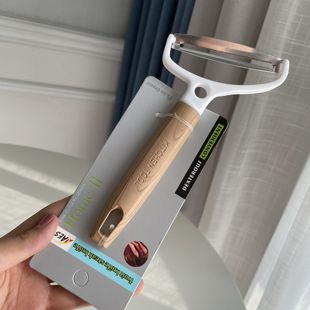 木手柄不锈钢削皮器水果刀家用厨房土豆刮皮器
