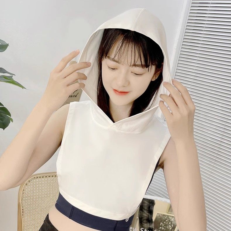 假领子女卫衣帽领百搭秋冬内搭保暖打底简约带帽子韩版气质假衣领