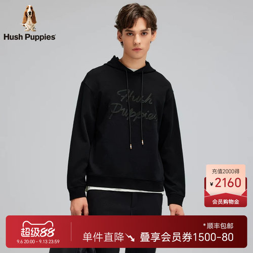 辫子刺绣暇步士休闲连帽卫衣